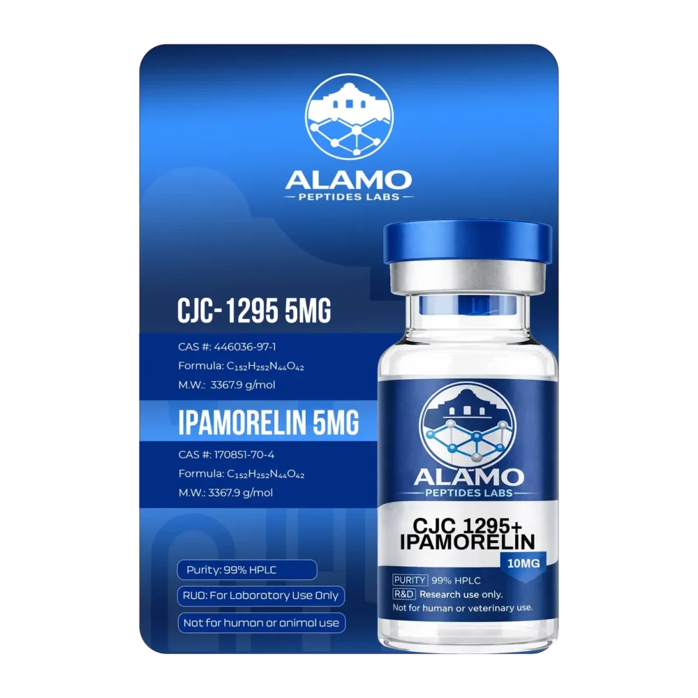 Alamo Peptides CJC-1295 5mg and Ipamorelin 5mg blend
