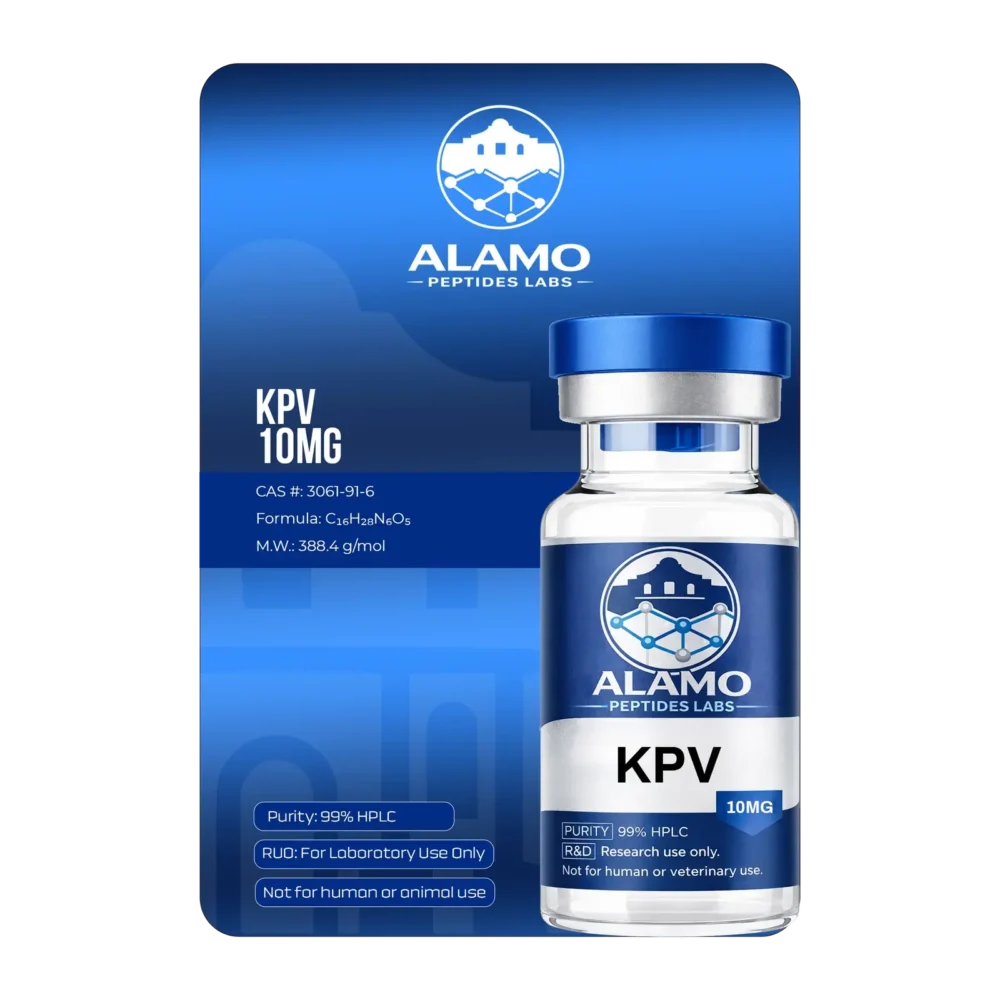 Alamo Peptides Labs KPV 10mg research peptide vial